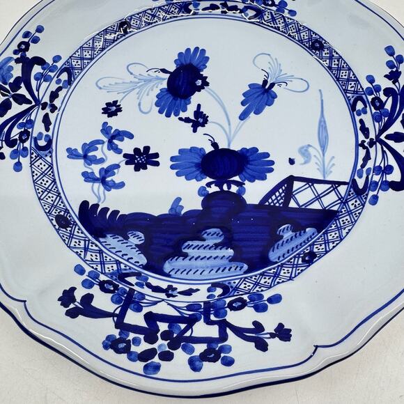 Vintage 70's TIFFANY & CO Ginori 1735 Blue Oriente Italiano Albus Dinner Plate - Picture 3 of 7